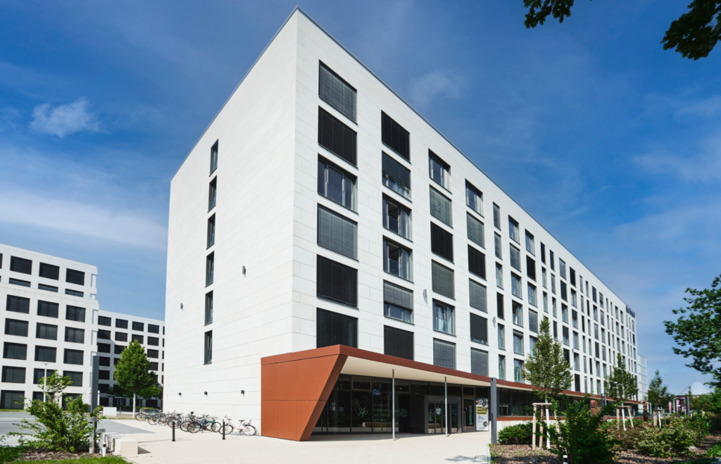 Außenansicht von einer Immobilie am kavalleriesand Darmstadt